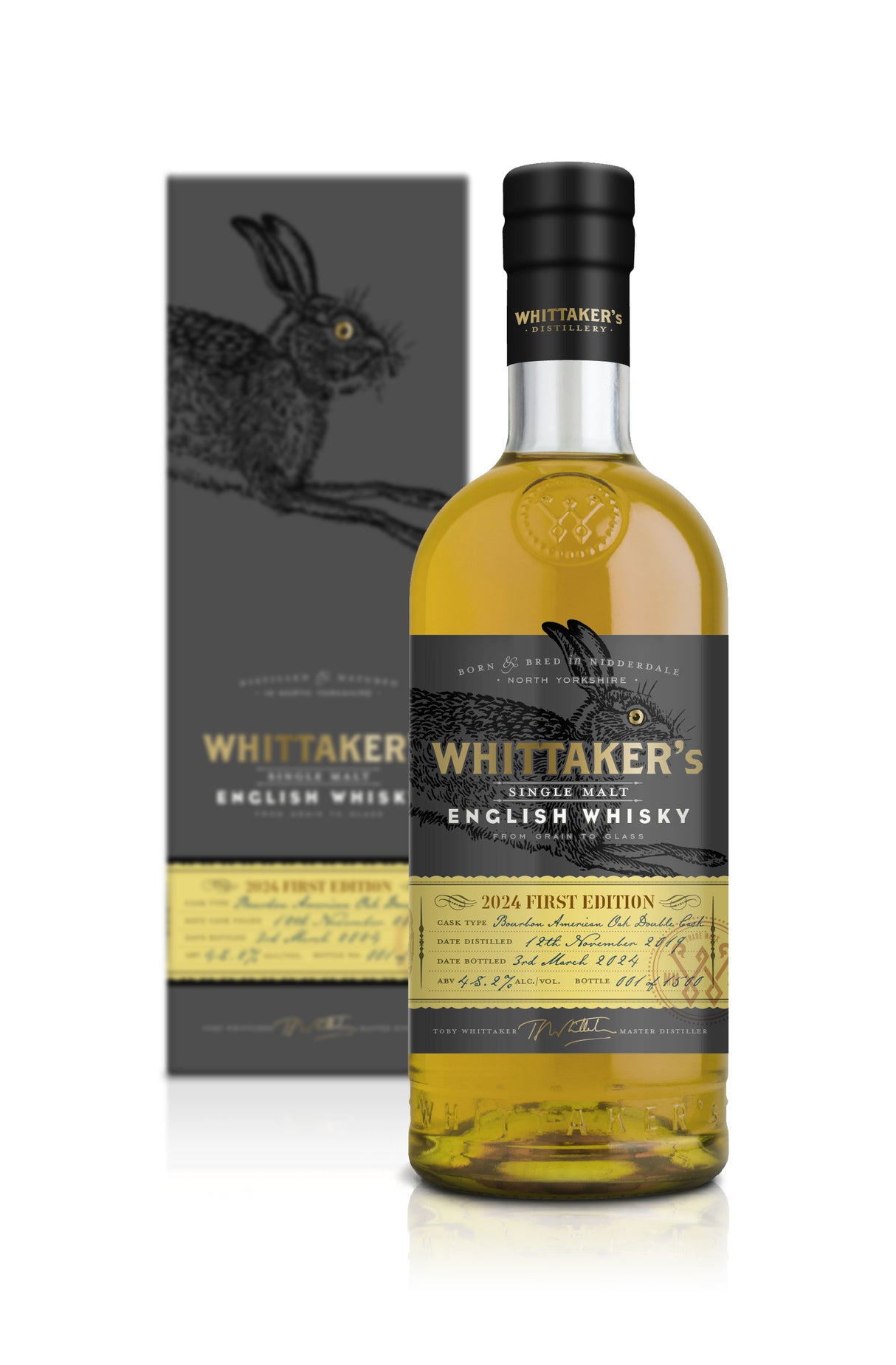 2024 FIRST EDITION - 48.3% ABV Double bourbon cask-aged English Single Malt Whisky