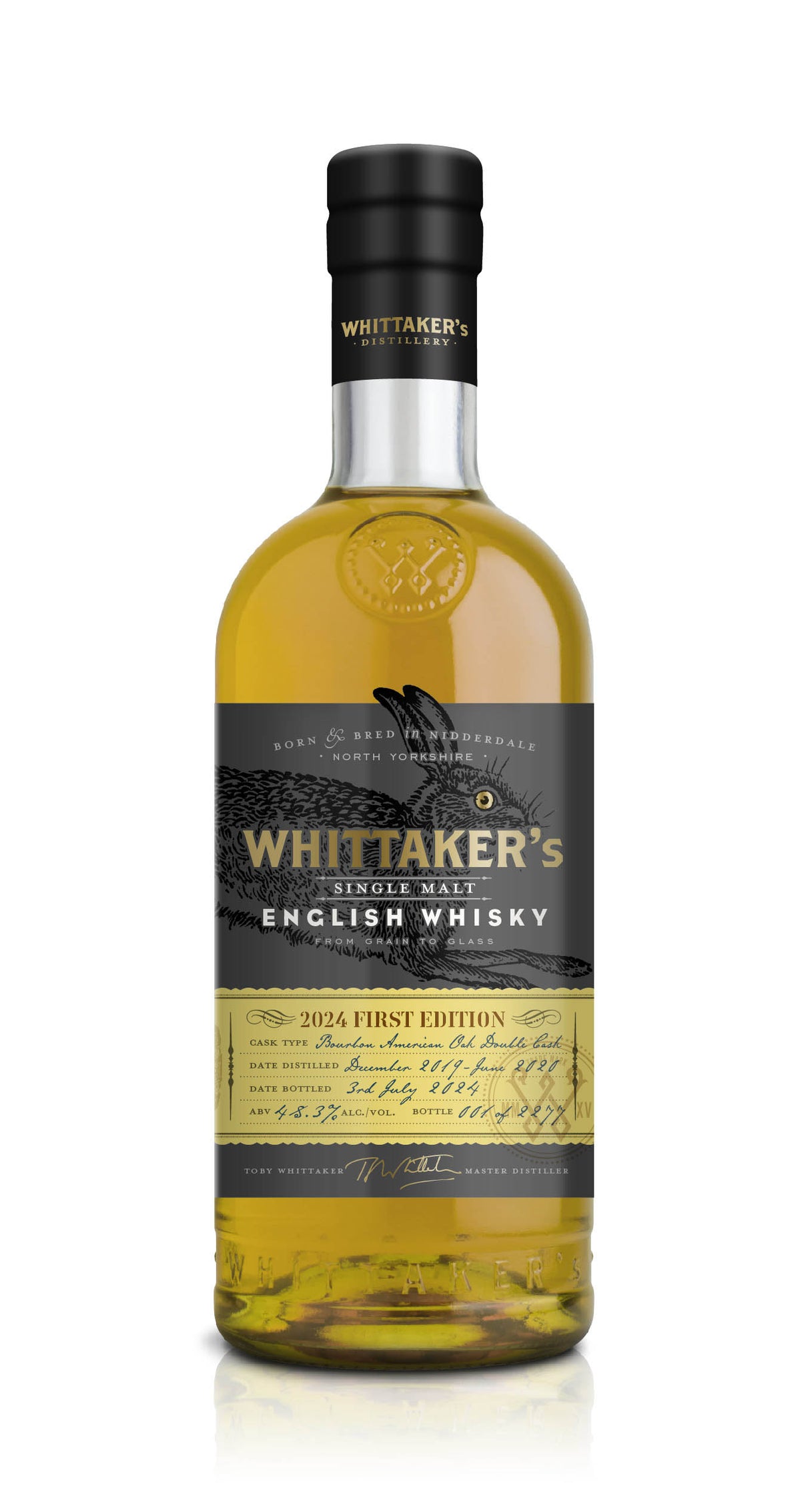 2024 FIRST EDITION - 48.3% ABV Double bourbon cask-aged English Single Malt Whisky
