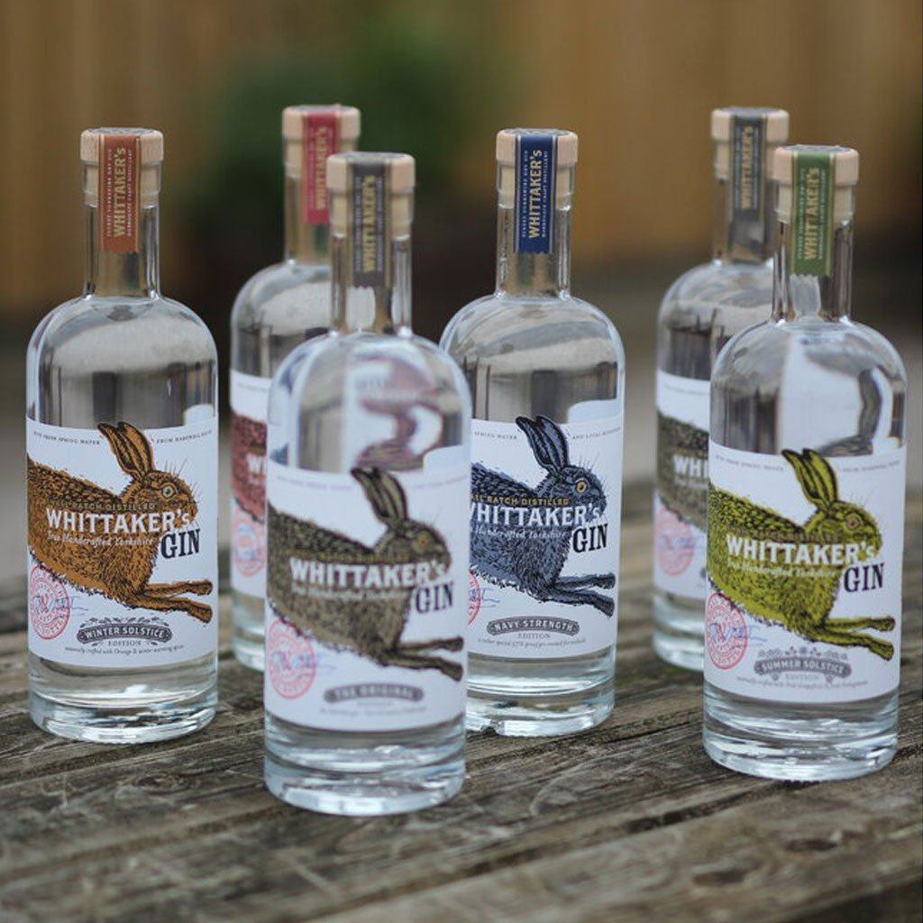 Whittakers gin Distillers case 6 x 70cl