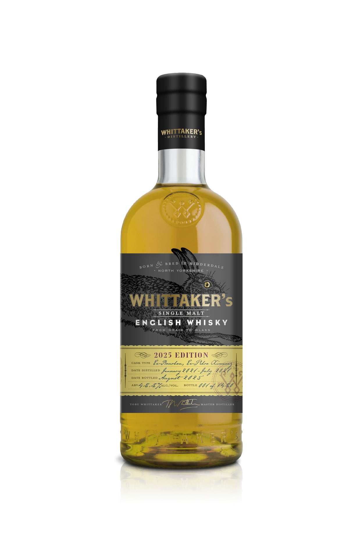 2025 Edition - 48.8% ABV ex-Bourbon & ex-Pedro Ximenez cask-aged English Single Malt Whisky