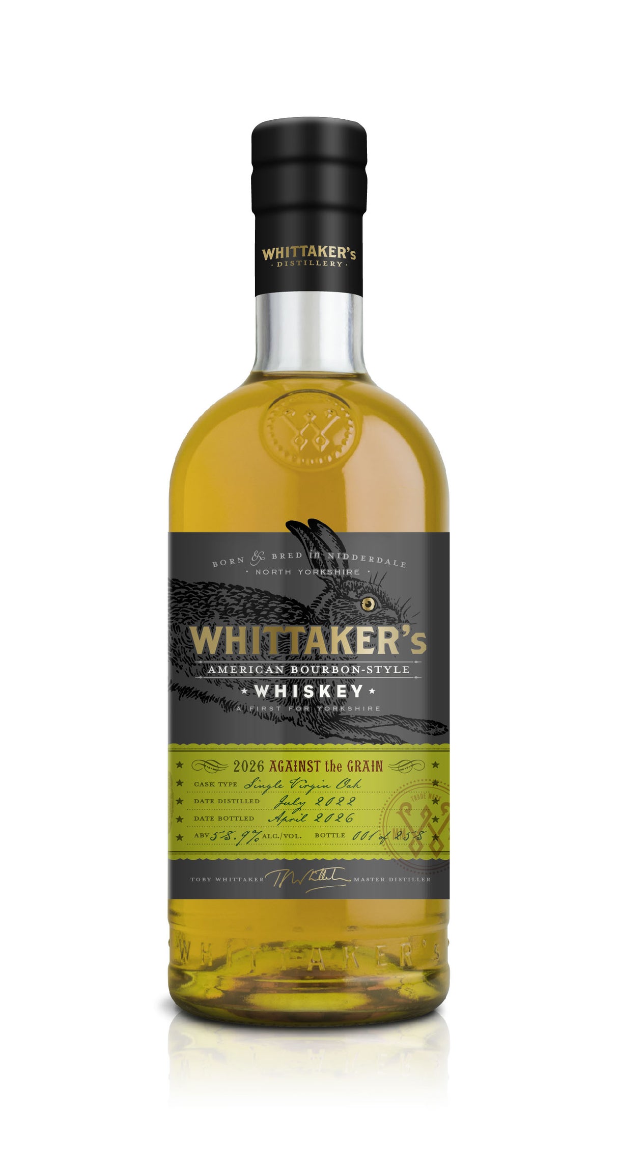2026 Against the Grain Single Virgin Oak Cask American Bourbon-Style Whiskey