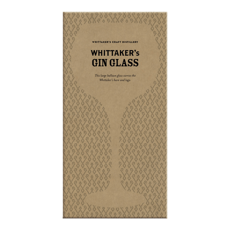 Whittaker's Gin Balloon Glass box